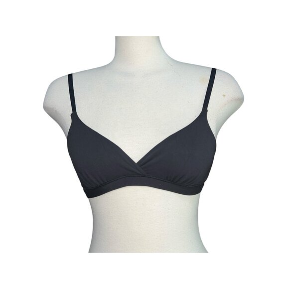 Halara High Stretch Cross Front Lounge Underwear Bra Sz XS Womens Black - Picture 7 of 13
